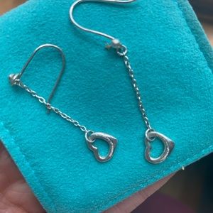 Tiffany & Co. open heart earrings